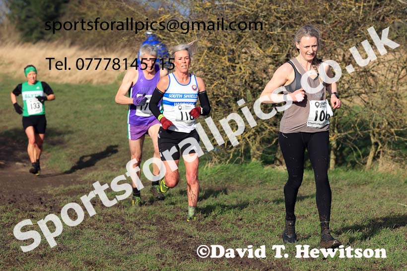 Womens 35 and Over and Mens 65 and Over, 2024 NEMAA Cross Country Champs., Wallsend. Photo: David T. Hewitson/Sports for All Pics